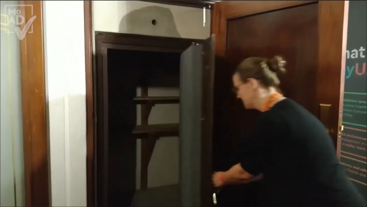 The safe at Old Parliament House The safe at Old Parliament House